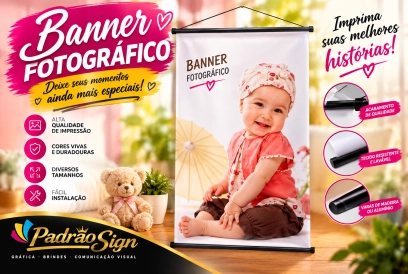 BANNER BRILHO - ( ARTE VERTICAL)