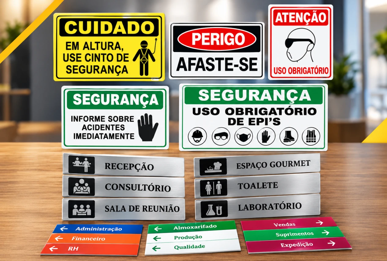 PLACAS DE IDENTIFICAÇÃO